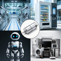 37GB545 DC-Getriebemotor 12V mit hohem Drehmoment für Staubsauger, Haushaltsgeräte, Roboter