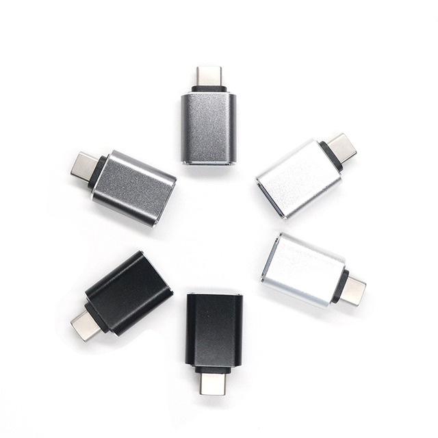 USB C Male to USB a Female OTG Adapter for Smartphones, Tablets, and Laptops