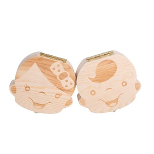 Wooden Baby Tooth Fairy Box Keepsake for Lost Tooth Boys and girls | Baby Shower & Birthday Gift
