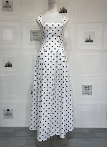 Robe élégante à pois pour femme, style vintage américain, sexy, robe de soirée, de plage, pour les vacances d'été, robe moulante pour femme, <span class=keywords><strong>3580</strong></span> - Product Image 6
