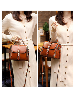 Nouveaux sacs à main de créateurs à bandoulière en cuir véritable pour femmes, sacs à main en cuir de vachette pour filles - Product Image 5