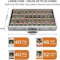 Présentoir de table pour bijoux Cartes à collectionner TCG Pokemoned Vitrine pour cartes de sport Vitrine d'exposition commerciale