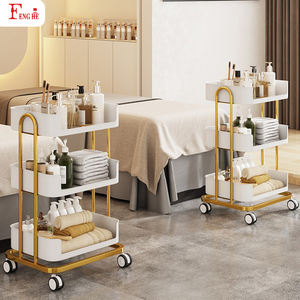 Troli Penyimpanan 3 Tingkat W-x394 Multi Beauty <span class=keywords><strong>Salon</strong></span> Equipment Spa Tray Desain Multi-Warna untuk Rumah & <span class=keywords><strong>Salon</strong></span> - Product Image 6