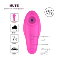 Juguetes populares Vibrador Dedo Succión Masajeador Juguetes sexuales femeninos