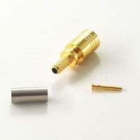Connecteur coaxial RF étanche à sertir, type SMB femelle, pour câble RG316, avec bornes pour antenne