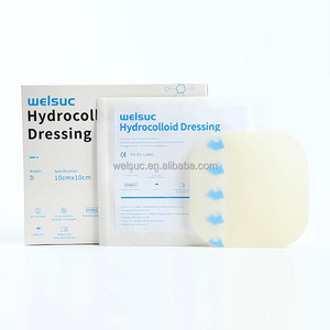 Produk perawatan luka penyembuhan lembab pembalut hidrokoloid bedah transparan kualitas Premium 10x10cm - Product Image 4