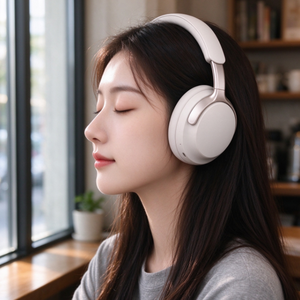 หูฟังไร้สาย ANC รุ่นพรีเมียมสุดล้ำปี 2026 ดีไซน์ครอบหู เสียงคุณภาพสูง HIFI เล่นได้นาน สวมใส่สบาย ไม่กดทับศีรษะ - Product Image 2