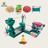 Presse à huile automatique diesel 6YL-80, 80-150 kg/h, extracteur d'arachides, de soja, de sésame, de noix, rendement élevé pour les petites entreprises