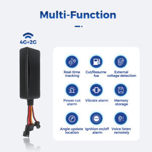 Traceur GPS pour voiture <span class=keywords><strong>et</strong></span> vélo 4G LTE 2G GSM avec plateforme gratuite, double IP, coupure de carburant, reprise de suivi, antivol - Product Image 3