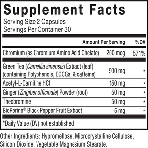High quality private label Women's Fat Burner Vegan Capsules with Green Tea Extract Supports <b>Metabolism</b> & Weight Management - Product Image 6