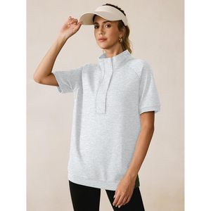 Camiseta Polo de Manga Corta para Mujer FOXA, Talla Grande, Ligera, de Algodón Transpirable, Informal, para Verano, Corte Regular - Product Image 4