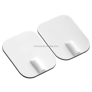 Elettrodi in Gel di Gomma Spesso e Durevole 4x6cm, Cuscinetti in Silicone con Foro di Inserimento da 2,0mm, Elettrodi Adesivi Conduttivi in Silicone - Product Image 4