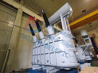 Transformateur de puissance triphasé haute performance 13,2 kV 180 MVA 138 kV/10 kV à haute fiabilité