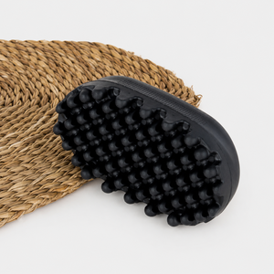 Brosse à boucler en caoutchouc pour cheveux afros, outil de coiffage lavable pour cheveux bouclés, outil de coiffage pour barbier, éponge à cheveux pour hommes noirs - Product Image 3