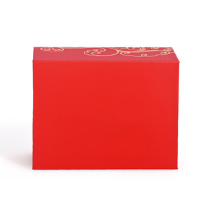 <b>Biodegradable</b> Personalized Scatola Regalo Skincare Paper Box Clamshell Magnetic Rigid Gift <b>Packaging</b> Box With Gold Foil Logo - Product Image 3
