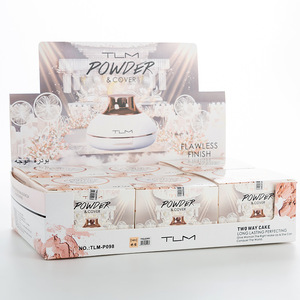 Talimei <span class=keywords><strong>TLM</strong></span> Polvo Compacto Facial de Doble Acción, Iluminador, Resistente al Agua, Control de Grasa, Fijación de Larga Duración - Product Image 1