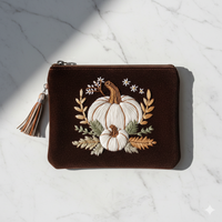 Pochette de voyage portable multifonction en tissu nylon traditionnel brodé à la main, grande capacité, pour bijoux et maquillage, détachable