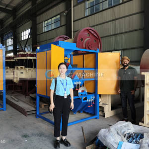 Separador magnético húmedo de alta intensidad para laboratorio de tres rodillos Gauss 10000, separador magnético seco de alta calidad - Product Image 5