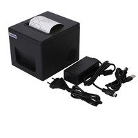 Impresora Térmica de Recibos de 250 mm/s y 80 mm con Cortador Automático, USB, LAN, BT, Multi Idioma, Controladores para Windows/Ubuntu/Linux/MAC, Descarga de Logotipo