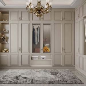 Armoire de chambre principale de la série haut de gamme American Shaker, bois brut mélangé à de l'huile et de la peinture cuite - Product Image 6