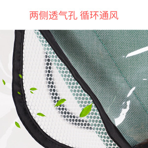 Housse de pluie universelle pour poussette, EVA transparente, coupe-vent, pliable, protection pour poussette bébé - Product Image 4