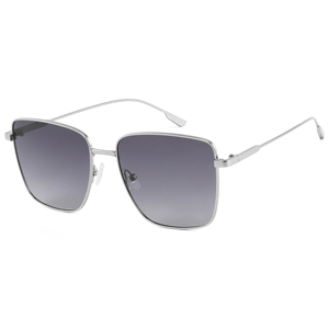 Gafas de Sol Cuadradas con Montura Completa, Lentes Grises, Protección UV400, Unisex, para Adultos, Uso en Exteriores - Product Image 5