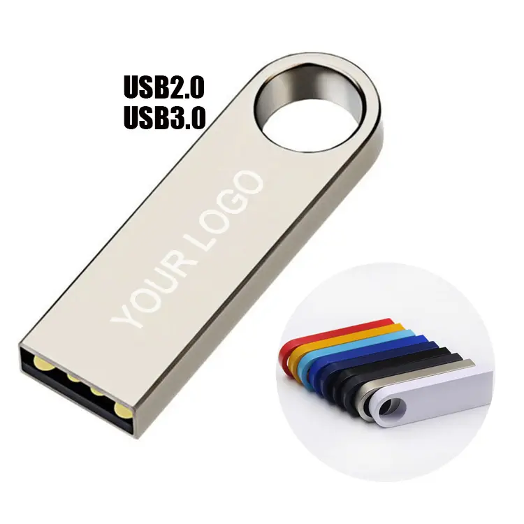 USBペンドライブ2.0 3.0カスタムロゴ1GB 2GB 4 GB 8GB 16GB 32Gb 64 GB Mini金属usbフラッシュドライブ