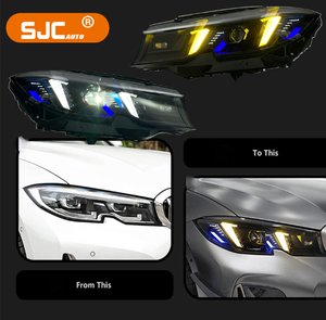 SJC faros para <span class=keywords><strong>BMW3</strong></span> serie G20 G28 M3 G80 2019-2022 LED faro Plug and Play luces delanteras Auto accesorios de coche - Product Image 2