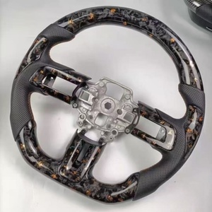 Volante Personalizado de Fibra de Carbono Compatible con <span class=keywords><strong>Ford</strong></span> Mustang 2015 2016 2017 2018 2019 2020 2021 GT <span class=keywords><strong>Shelby</strong></span> - Product Image 3