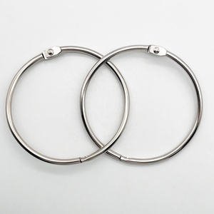 50Mm Nhà Sản Xuất Chuyên Nghiệp Bạc Sắt Kim Loại Lá Lỏng Lẻo Cuốn Sách Chất Kết Dính Nhẫn Ảnh Cuốn Sách Vòng Chất Kết Dính Cho Các Trường Học Văn Phòng Nhà - Product Image 4