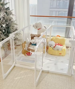 Enclos de jeu pour animaux de compagnie d'intérieur, <span class=keywords><strong>cage</strong></span>, entièrement transparente, en acrylique, motif solide, accessoire en plastique, système à puce unique pour petits oiseaux - Product Image 3