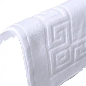 Vente chaude 100% coton hôtel tapis de bain absorbant antidérapant tapis de bain ensemble