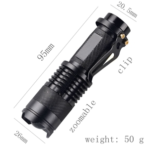 Mini linterna <span class=keywords><strong>de</strong></span> lúmenes altos 3 modos 3W COB linterna impermeable aleación <span class=keywords><strong>de</strong></span> <span class=keywords><strong>aluminio</strong></span> cuerpo seco batería Clip bolsillo característica - Product Image 3