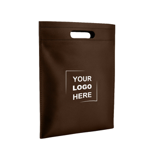 Sacs écologiques personnalisés avec logo, recyclables, réutilisables, non tissés, en forme de D, écologiques, avec impression sérigraphique, poignée longue, cadeau artisanal - Product Image 1