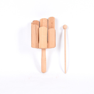Wholesale Orff Instruments Multi Tone Tube 8 Tone Sound Tube Wooden Percussion Instrument <b>Music</b> Teaching Aids - Product Image 4