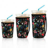 Support de tasse isotherme personnalisé pour café, porte-gobelet réutilisable en néoprène pour boissons froides, manchon isolant pour canettes glacées
