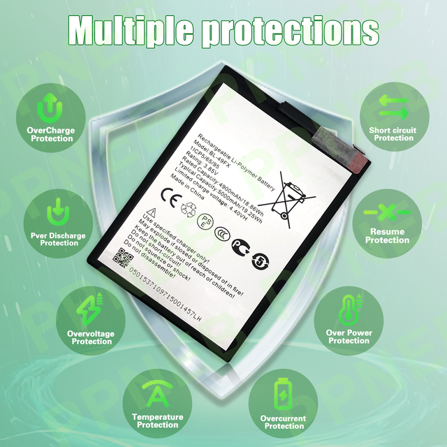 Factory Original Quality for Tecno Infinix Itel Camon 30s 18 20 19 16 Pro Spark Go 1 20 4 3 10c 7 10 Pro Phone Lithium Battery