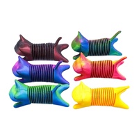 Juguete Creativo Antiestrés de Gato de Primavera Súper Lindo, Viral en Internet, Impresión 3D, Portátil