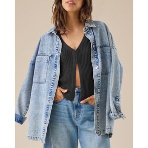 Gilet en crochet pour femme FOXA, col en V, sans manches, court, tricoté, couleur unie, style vintage, été 2025 - Product Image 5