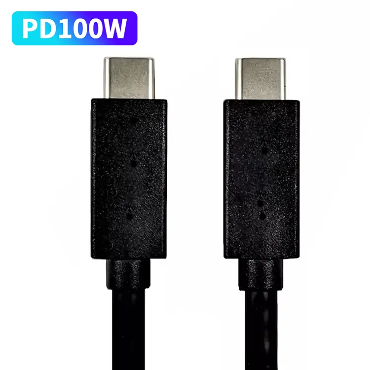 OEM USB C Cables USB 4,0 40Gbps PD 4,0 100W 48V 5A Carga rápida Compatible con Thunderbolt 3 Cables DE DATOS baratos