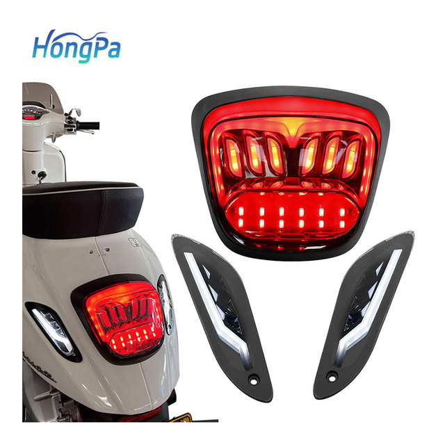 Motorcycle Lighting Systems Indicator Lamp Sequential Tail Light Turn Signal Light for Vespa