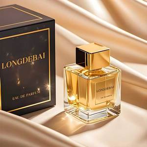 Custom Crimp Perfume Spray <b>Bottle</b> 100ml Perfume Glass <b>Bottle</b> 50ml Clear Square Luxury Empty Perfume <b>Bottle</b> with Gold Lid - Product Image 6