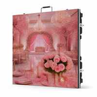 Pantalla LED de Alquiler para Interiores P3.91, Gabinete Ligero de Cierre Rápido, Pantalla LED a Todo Color para Grandes Banquetes de Boda