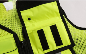 <span class=keywords><strong>Gilet</strong></span> de sécurité réfléchissant personnalisable pour cyclistes, en tissu Oxford, imperméable et coupe-vent - Product Image 2