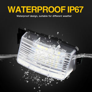 ไฟส่องป้ายทะเบียน LED 2 ชิ้น สำหรับรถยนต์นิสสัน เวอร์ซ่า 4 ประตู 5 ประตู ลิวิน่า จีทีอาร์ อาร์35 คิวบ์ ซี12 370ซี ซี34 ลีฟ สำหรับอินฟินิตี้ จี35 จี37 - Product Image 6