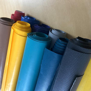 Jinlong pvc 650gsm <span class=keywords><strong>vert</strong></span> polyester tissu bâche rouleau pvc - Product Image 4
