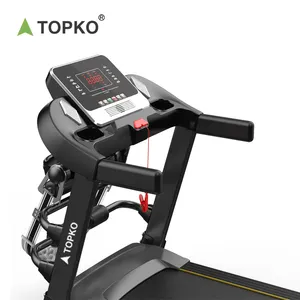Foldable Treadmill TOPKO Gym Sports Fitness Equipment Commercial Electric Treadmill Running Machine Professional Foldable Home Motorized Treadmill