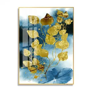 OEM Factory Custom designs picture wall art glass painting pictures european abstract crystal porcelain painting