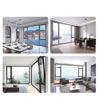 Fenêtre à battants en aluminium moderne insonorisée à micro-ventilation, acier inoxydable, style coulissant fixe, conception de persiennes verticales