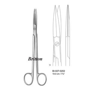 Tijeras Quirúrgicas de Acero Inoxidable de Alta Calidad McIndoe 19cm Rectas Manuales para Cirugía Vascular - Product Image 1